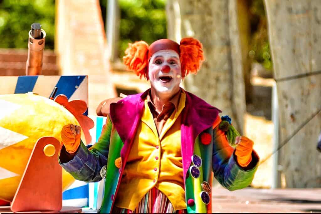 DOKUM en représentation — clown de rue, gestuel et burlesque