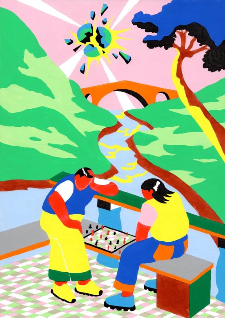Matthieu Ossona de Mendez — univers graphique, formes et couleurs