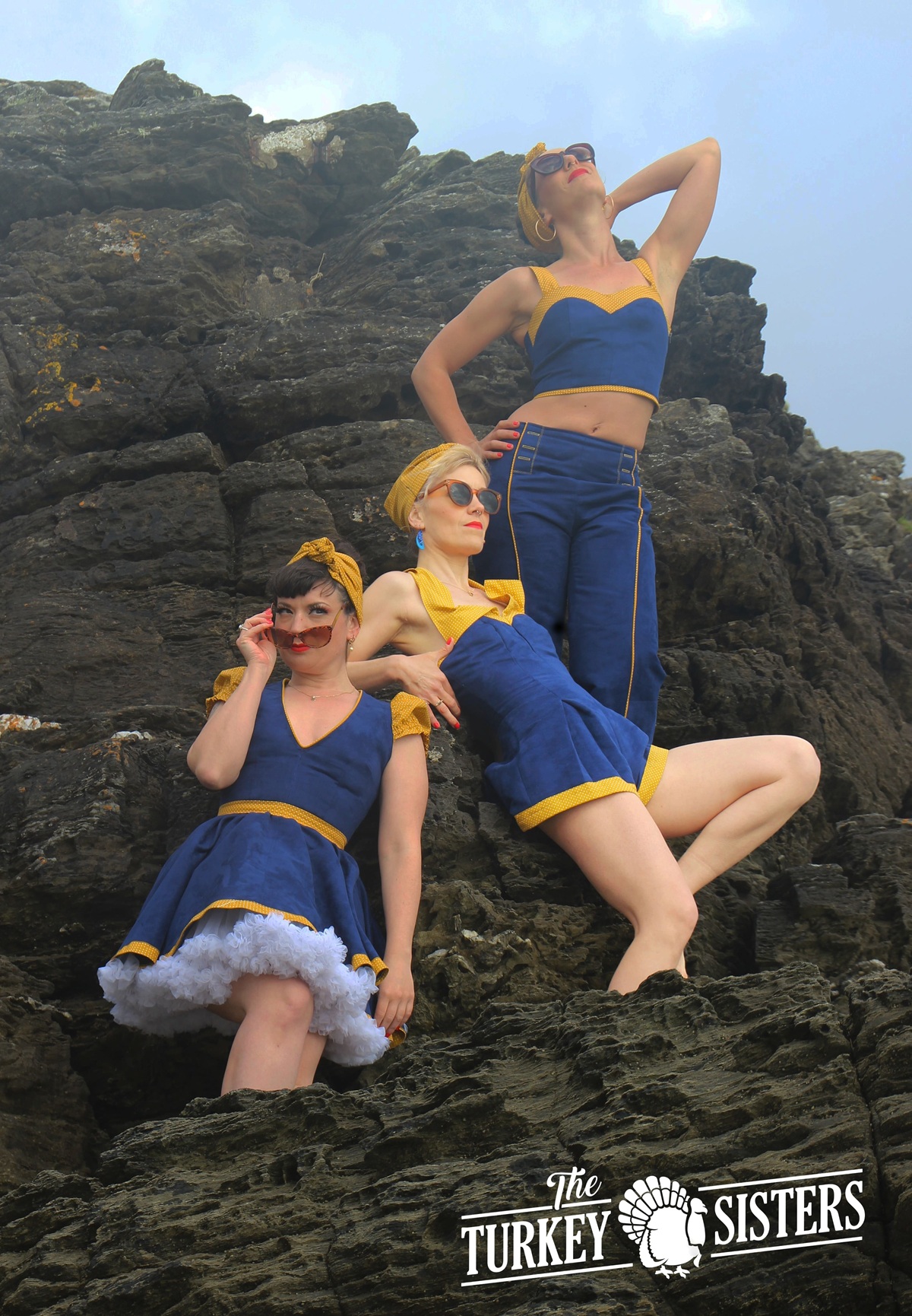 The Turkey Sisters — les trois chanteuses en pose